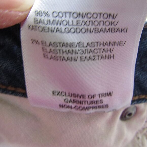 SILVER JEANS Distressed Boyfriend Sam Slim Leg Jeans Pants Relaxed SZ 18 L27 - Picture 9 of 10